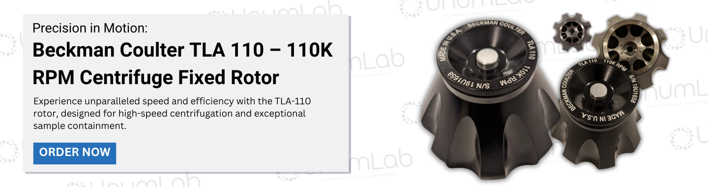 1 Beckman Coulter TLA 110 – 110K RPM Centrifuge Fixed Rotor 2