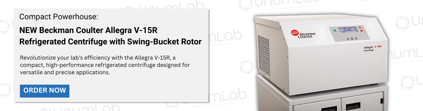 2 NEW Beckman Coulter Allegra V-15R Refrigerated Centrifuge with Swing-Bucket Rotor 2