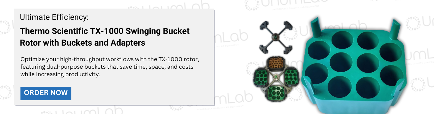5 Thermo Scientific TX-1000 Swinging Bucket Rotor with Buckets and Adapters 2