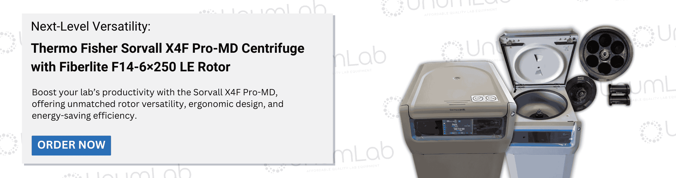 Rez_4 Thermo Fisher Sorvall X4F Pro-MD Centrifuge with Fiberlite F14-6×250 LE Rotor